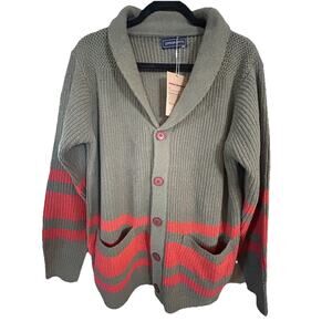 Sinransinya Knitted Cardigan Men's Spring Med Autumn Trend Classic Casual New
